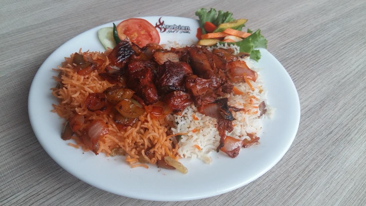 13. Arabian Mutton Solo Plate