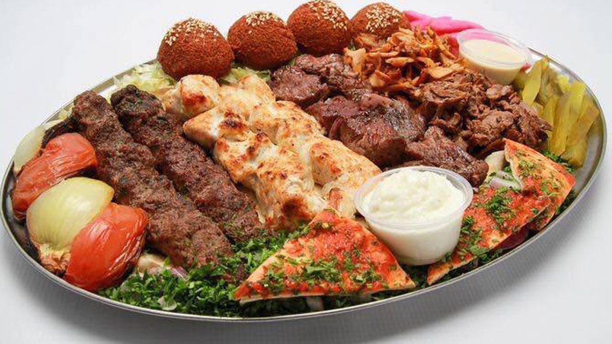 60. Arabian Exotic Grill & Kabab
Platter with Arabian khubj